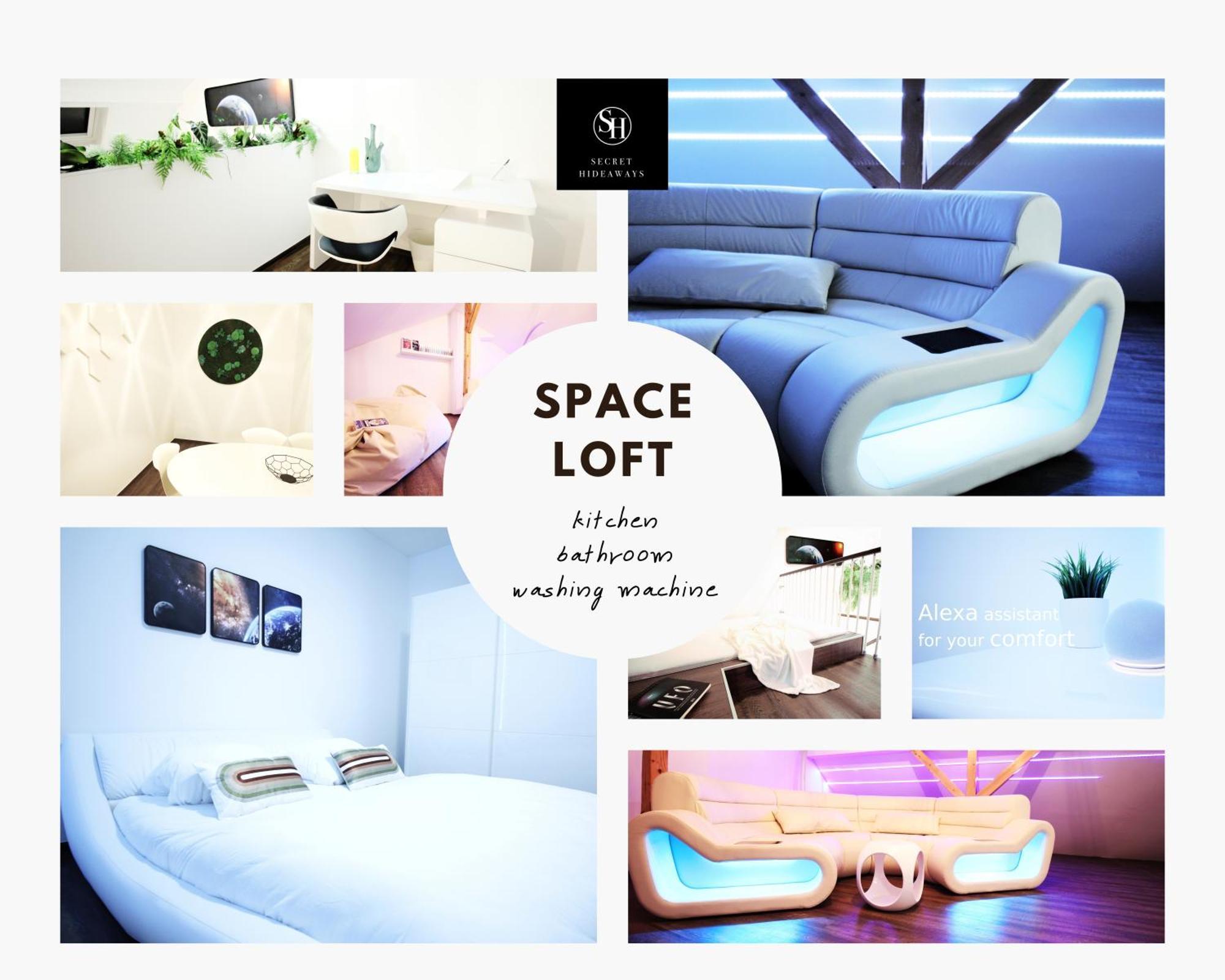 Secret Hideaways Space Loft Wohndesign Auf 2 Etagen L 450M Bis Uni ドゥイスブルグ エクステリア 写真