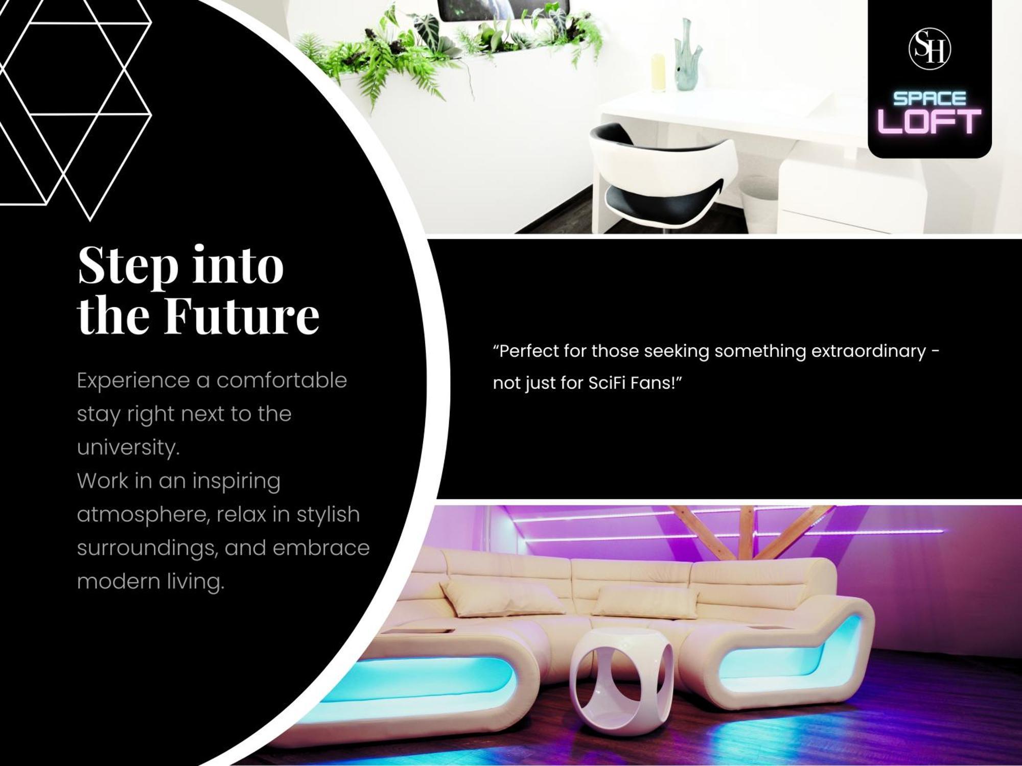 Secret Hideaways Space Loft Wohndesign Auf 2 Etagen L 450M Bis Uni ドゥイスブルグ エクステリア 写真